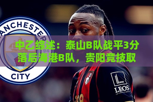 中乙综述：泰山B队战平3分落后海港B队，贵阳竞技取胜登顶南区